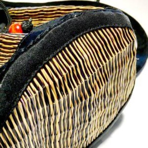 Woven Straw Bucket Bag - Picture 6 of 7